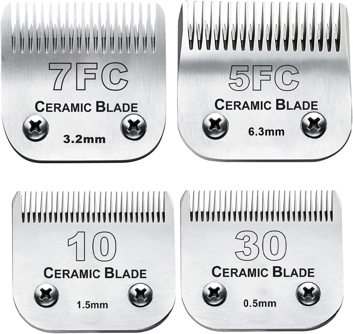 Dog Grooming Clipper Replacement Blades for Andis, Oster, Wahl