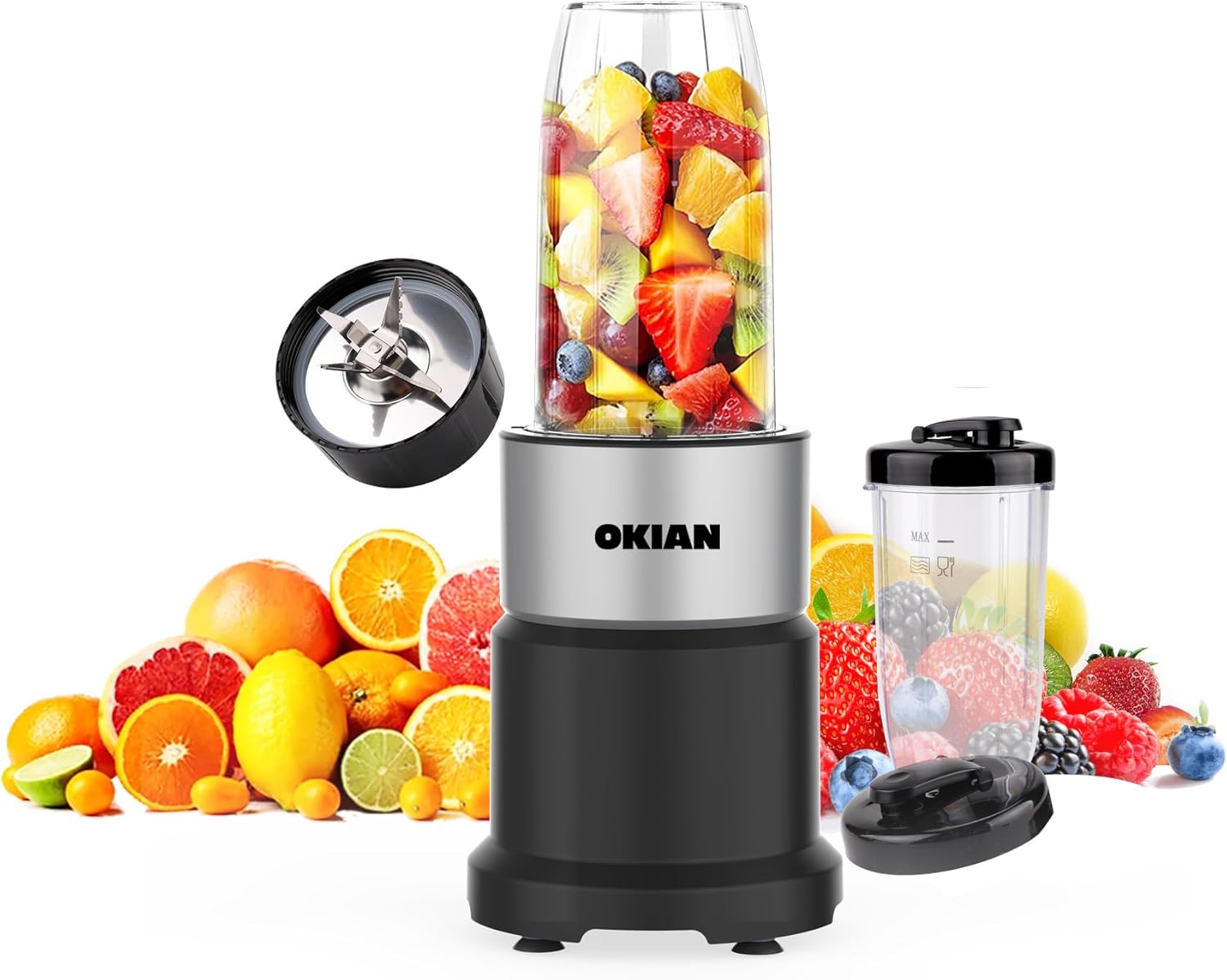Okian Portable Blender - Blends Ice Easily!