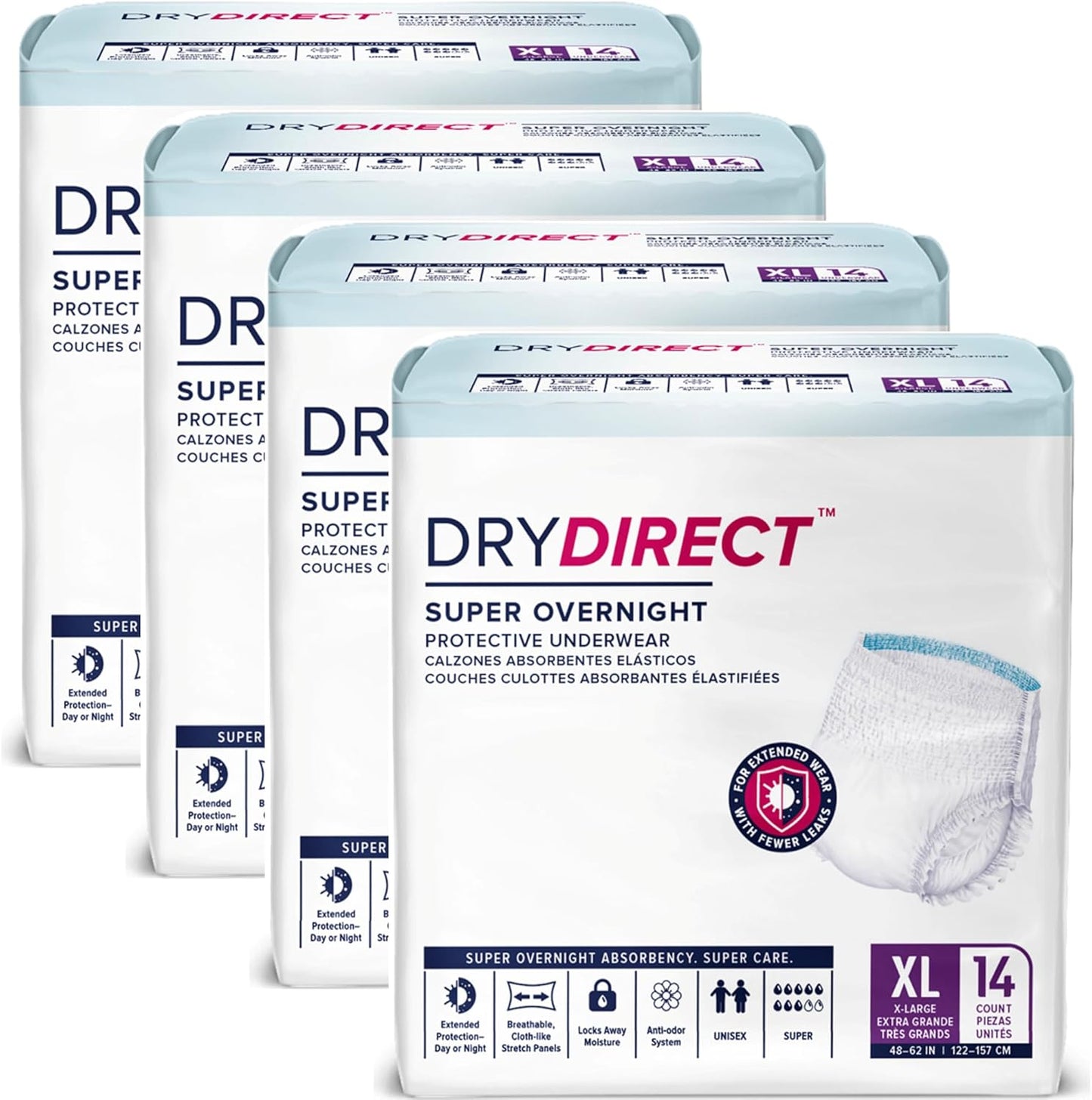 Dry Direct Super Overnight Underwear for Ultimate Comfort