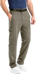 Lightweight Quick Dry Men's Travel Pants with Elastic Waistband