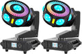 2 Pack 160W 3-Axis Moving Head Lights RGBW - Powerful Stage Beam