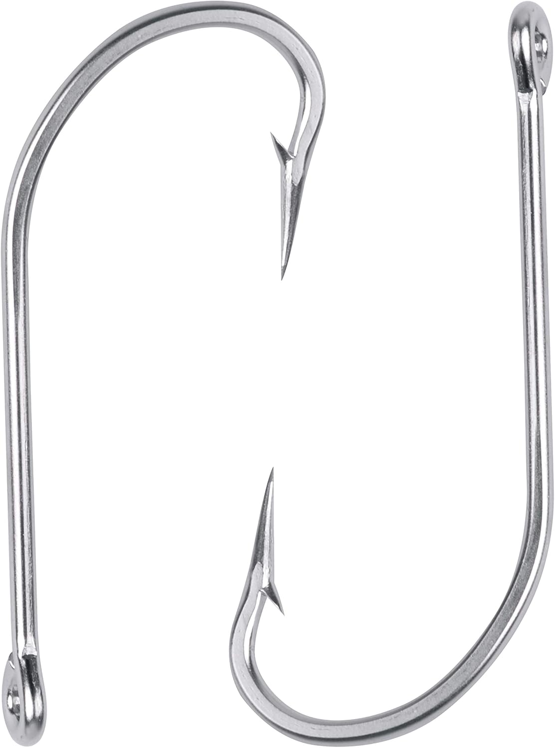 Extra Strong Stainless Steel Fishing Hooks - 60pcs