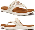 Womens Orthotic Flip Flops with Arch Support - Comfortable Daily Shoes