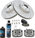 Front Brake Pad & Rotor Kit for 2005 Subaru Legacy - With Calipers