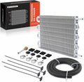 A-Premium Transmission Oil Cooler Universal 8 Pass Tube and Fin