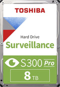 Toshiba S300 PRO 8TB Surveillance Internal Hard Drive - Reliable 24/7