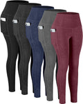 CHRLEISURE Leggings with Pockets for Women - High Waist (Style G68D)