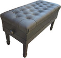 Genuine Leather Duet Size Adjustable Artist Concert Piano Bench