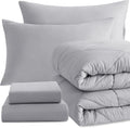 Twin Comforter Set with Sheets - Soft All-Season Twin Bedding Set