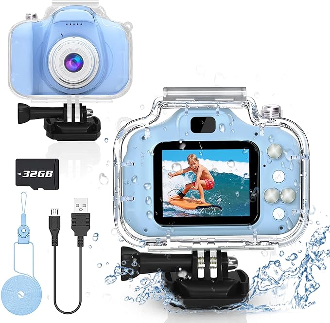 Yoophane Kids Waterproof Camera for Action and Adventure Fun