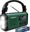 Emergency Weather Radio 20000mAh NOAA/AM/FM - Reliable Power & Alerts