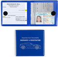 Car Registration and Insurance Card Holder - Compact Glove Box