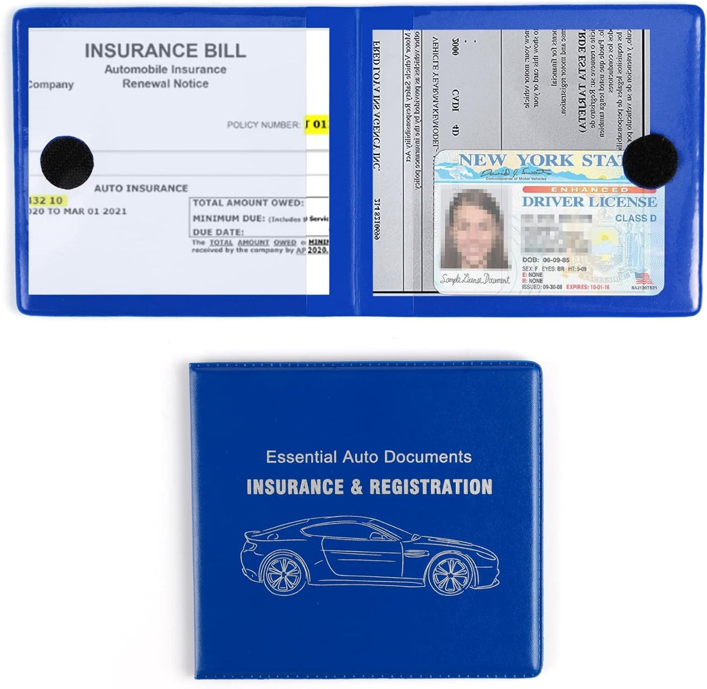 Organize Car Docs with UYYE Holder - 2 Pack