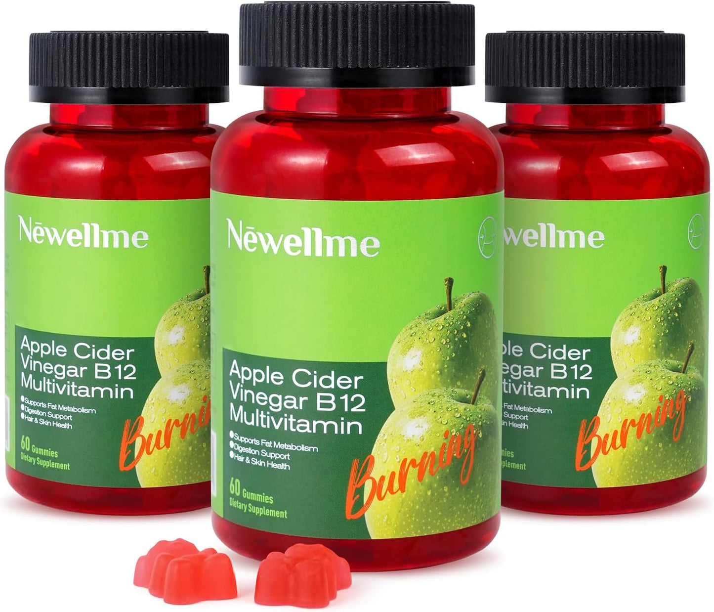 Apple Cider Vinegar Gummies for Energy and Gut Health
