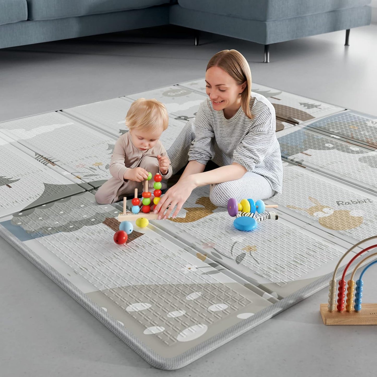 Ultra-Thick Waterproof Baby Play Mat by Fodoss