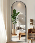 Full Length Arched Floor Mirror 58in x 19in - Modern HD Reflection