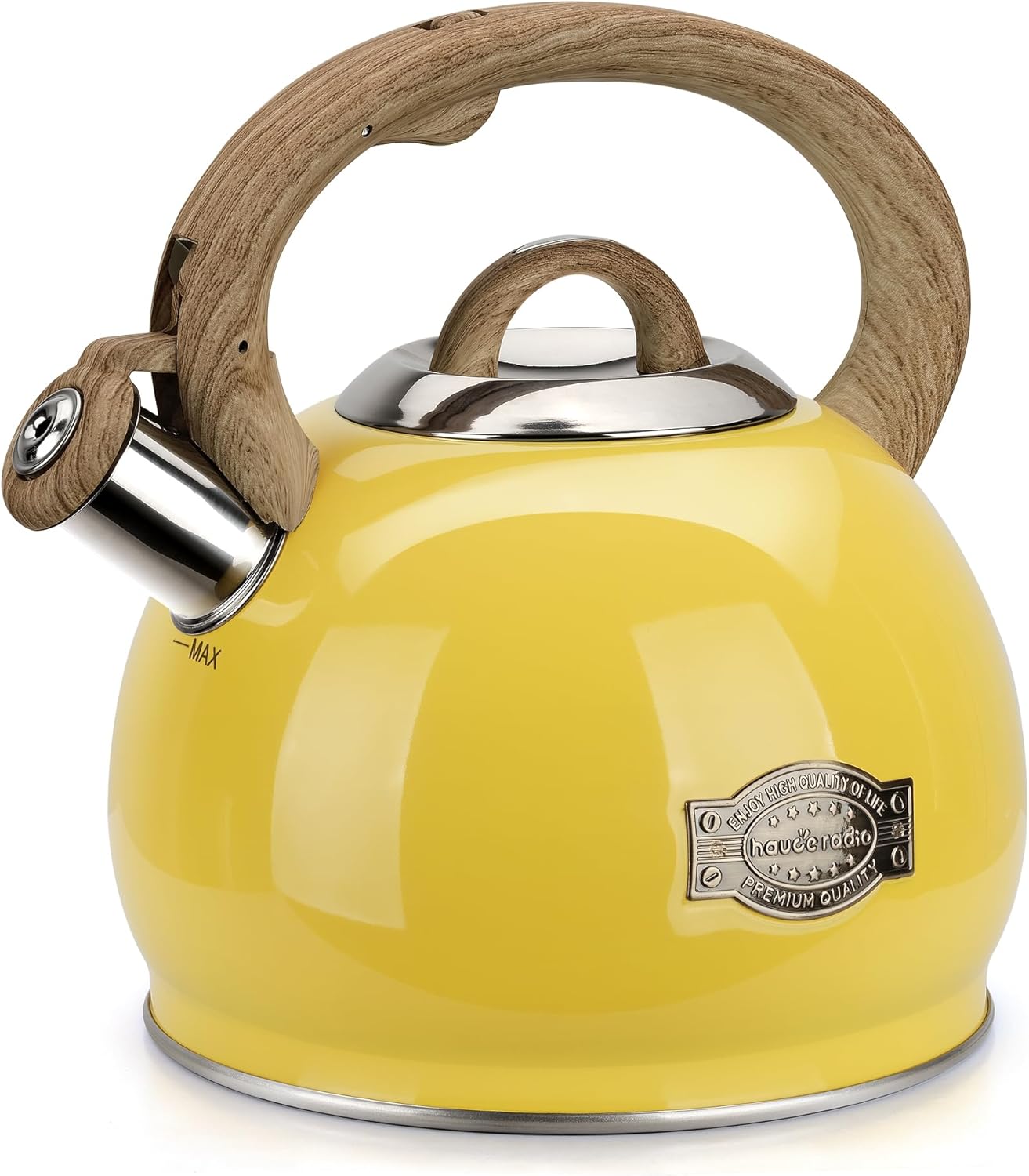 Stovetop Tea Kettle 2.7 Quart with Loud Whistle and Ergonomic Handle