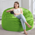 3FT Bean Bag Chair for Adults - Memory Foam Comfort and Removable