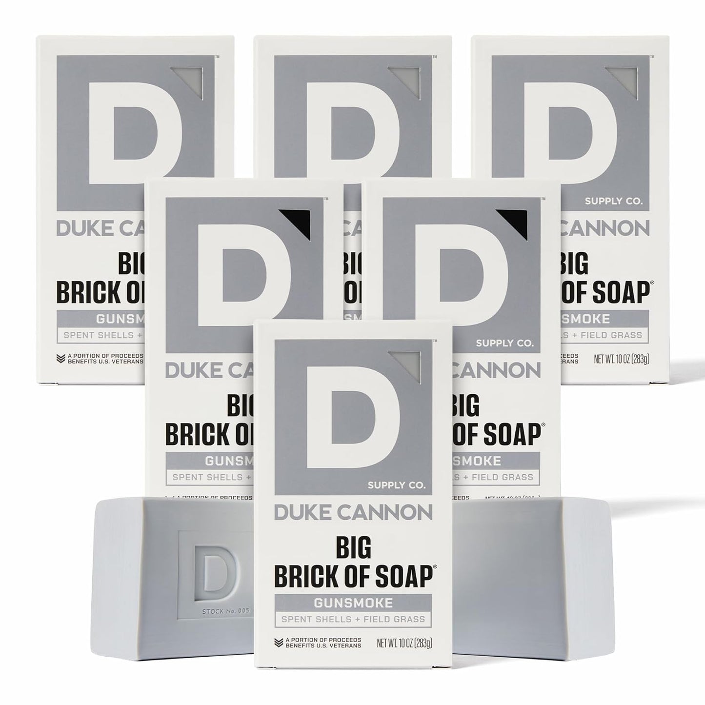 Duke Cannon Big Brick of Soap Gun Smoke - Unique Smoky Blend