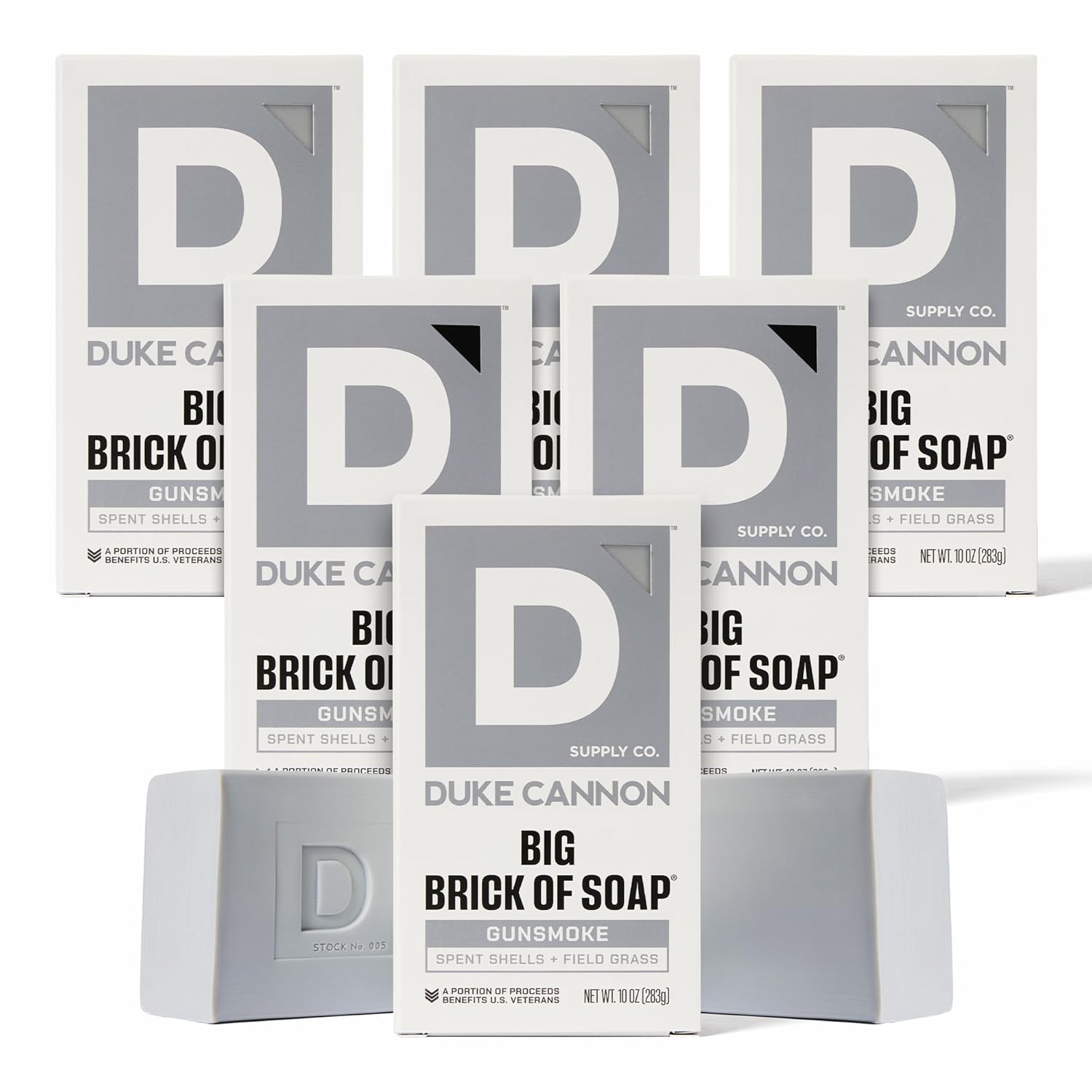 Duke Cannon Big Brick of Soap Gun Smoke - Unique Smoky Blend