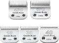 5PCS 10 Blades Dog Grooming Replacement Blades Compatible with Andis