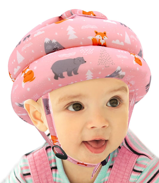 Soft Cushioned Baby Head Protector - Toddler Helmets