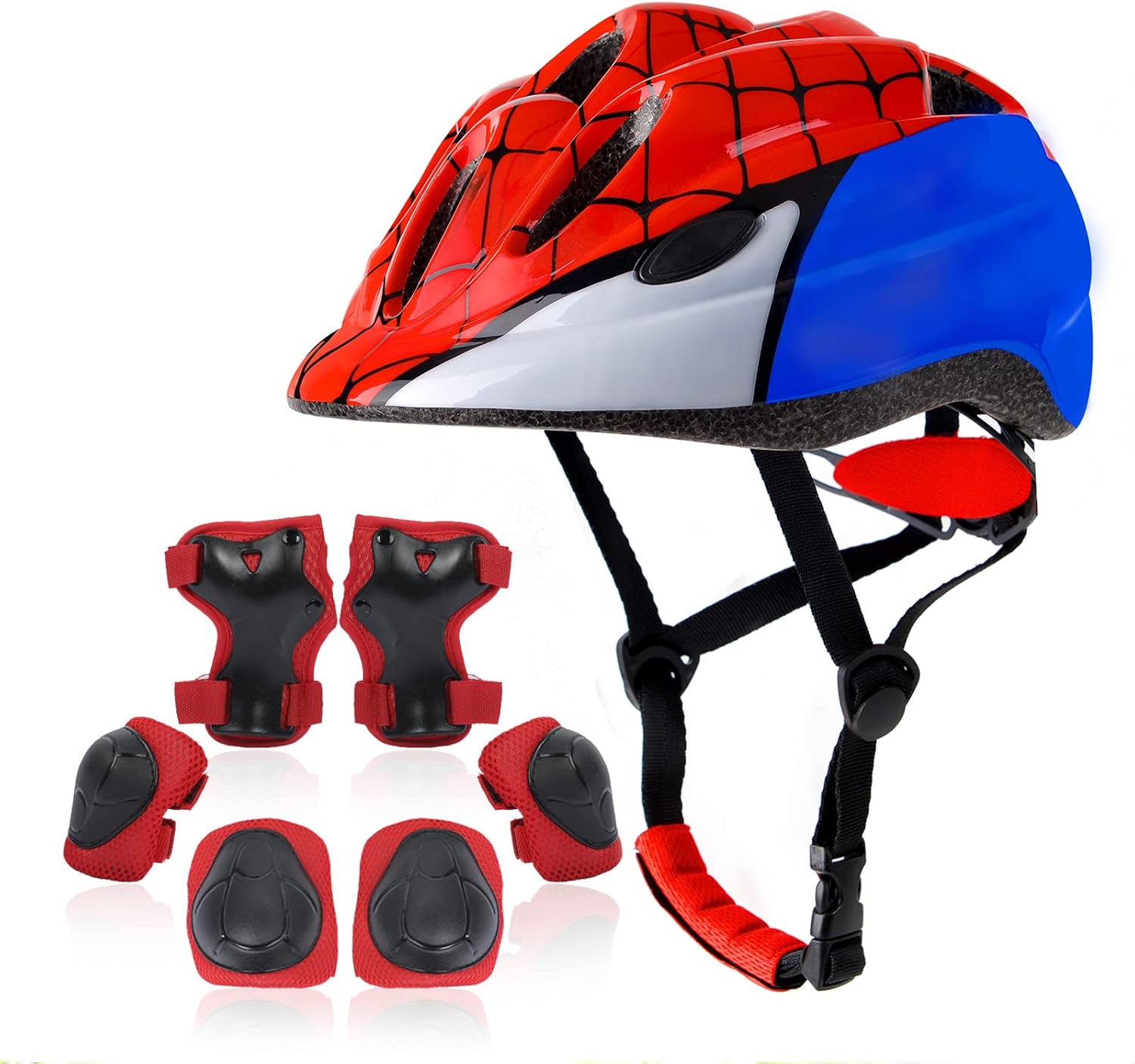 Kids Helmet Set with Safety Gear Combo, Atphfety