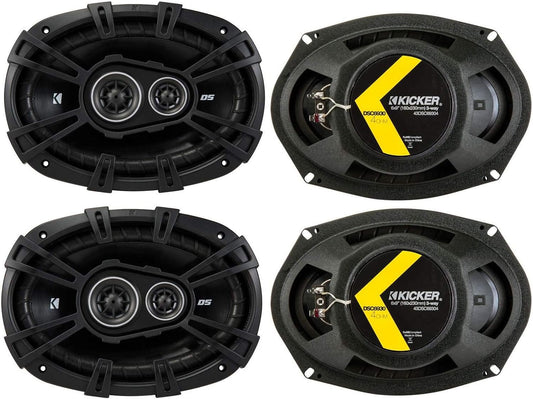 KICKER 6x9 DS Series Coaxial Speakers - Powerful Sound Upgrade