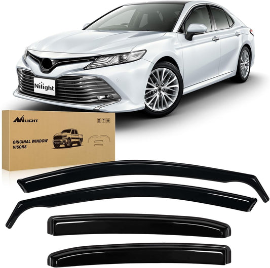 Nilight Window Deflectors for Toyota Camry 2018-2024 - 4PCS
