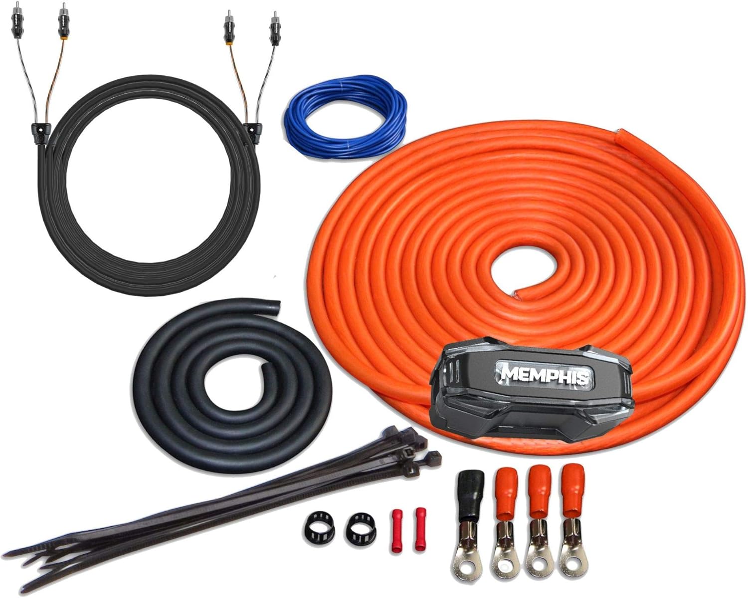 Memphis Audio 4GKIT 4-Gauge Amp Install Kit for Optimal Sound