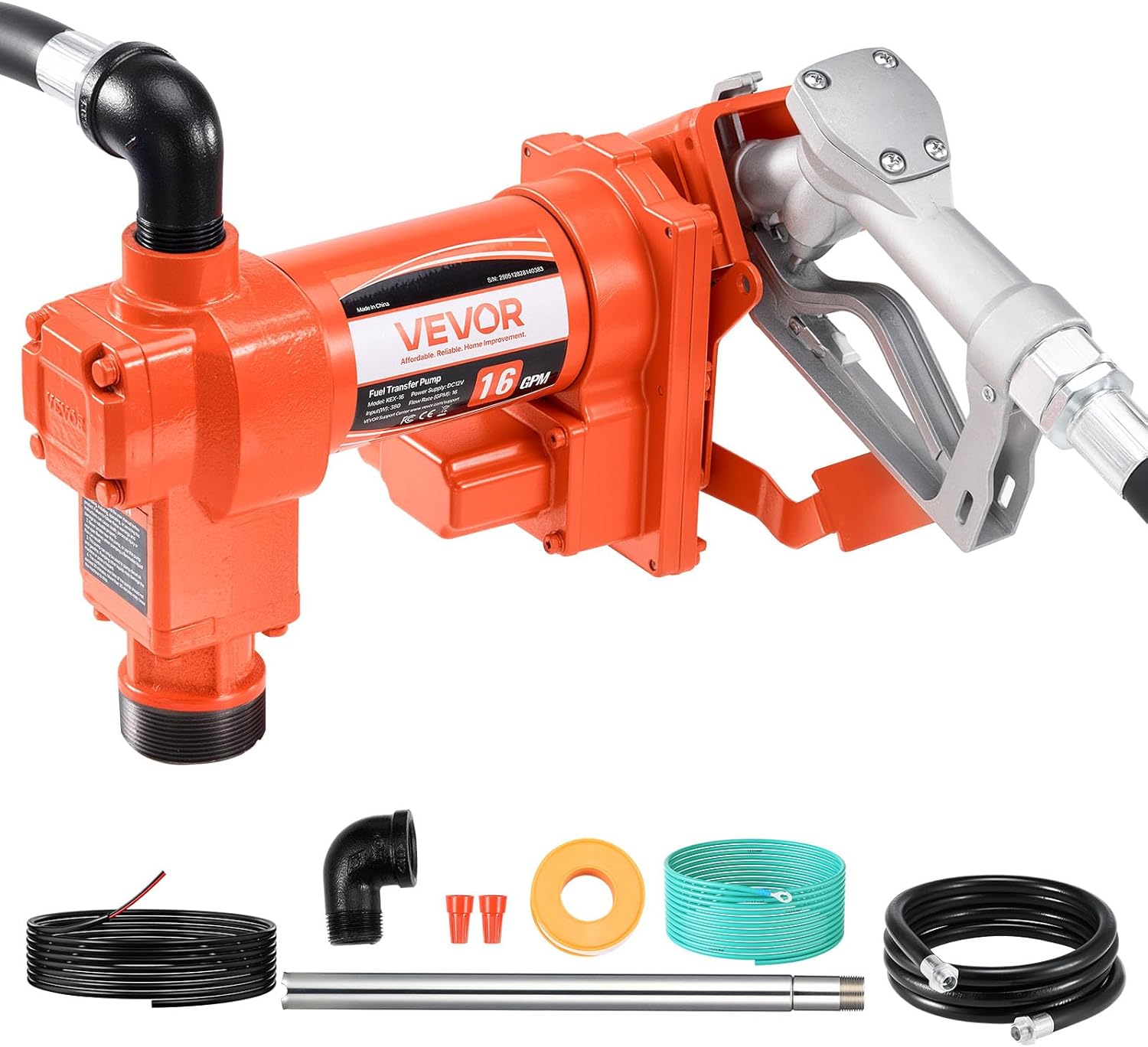 VEVOR Fuel Transfer Pump for Efficient Diesel and Gasoline Use