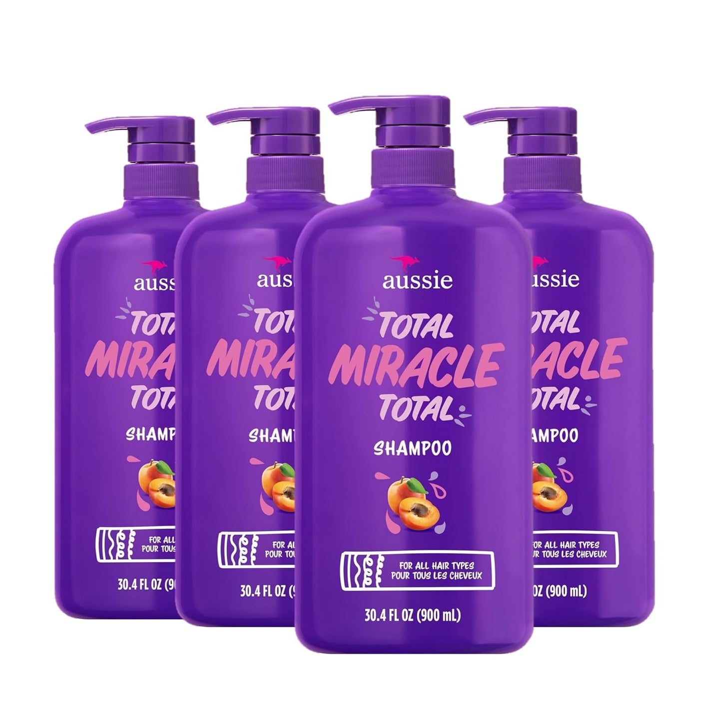 Aussie Total Miracle 7 Benefit Shampoo for Healthy Hair Care