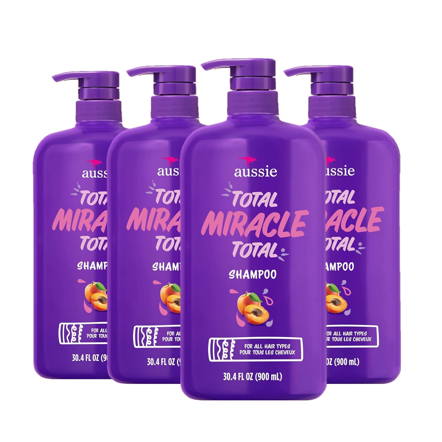 Aussie Total Miracle 7 Benefit Shampoo for Healthy Hair Care