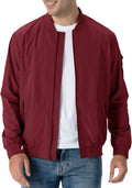 Rdruko Men's Lightweight Bomber Jacket Casual Stylish Windbreaker fit