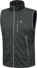 Men's Lightweight Softshell Vest for Travel and Golf - Windproof