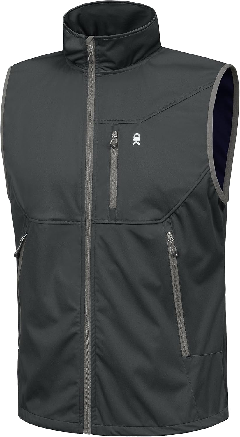 Little Donkey Andy Men's Lightweight Softshell Vest for Travel