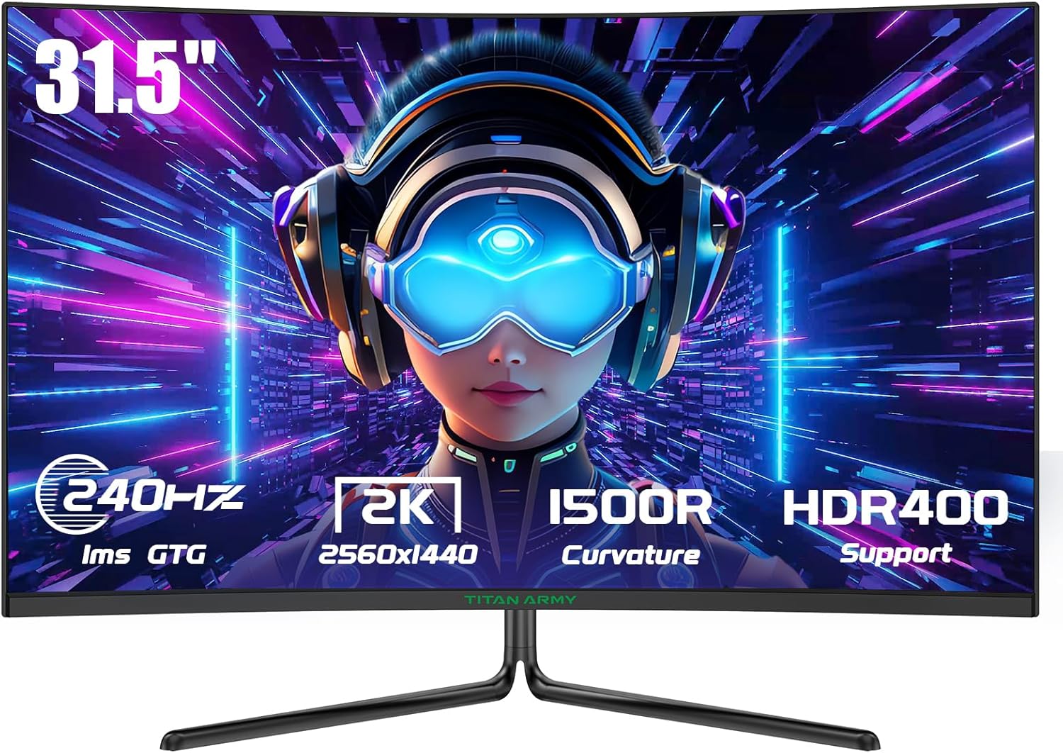 Ultimate Gaming Experience: 32 Curved 1440P Monitor