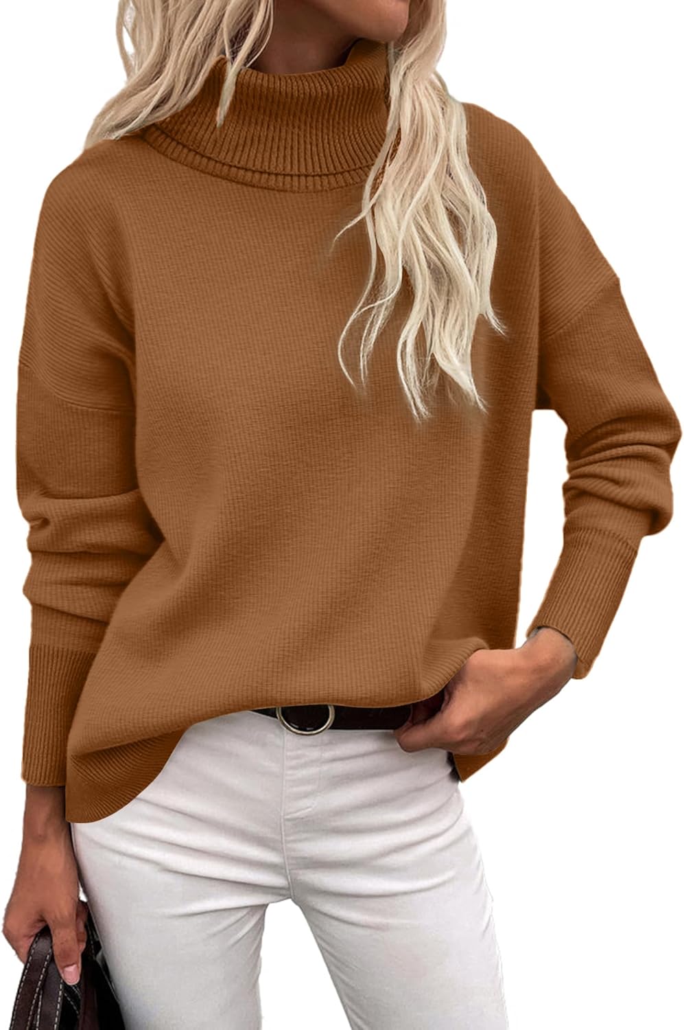 Zeagoo Women's Turtleneck Sweater for Trendy Fall Style