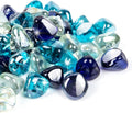 GASPRO 20 Pound Fire Glass Diamonds 1 in - Sparkling Fire Pit Upgrade