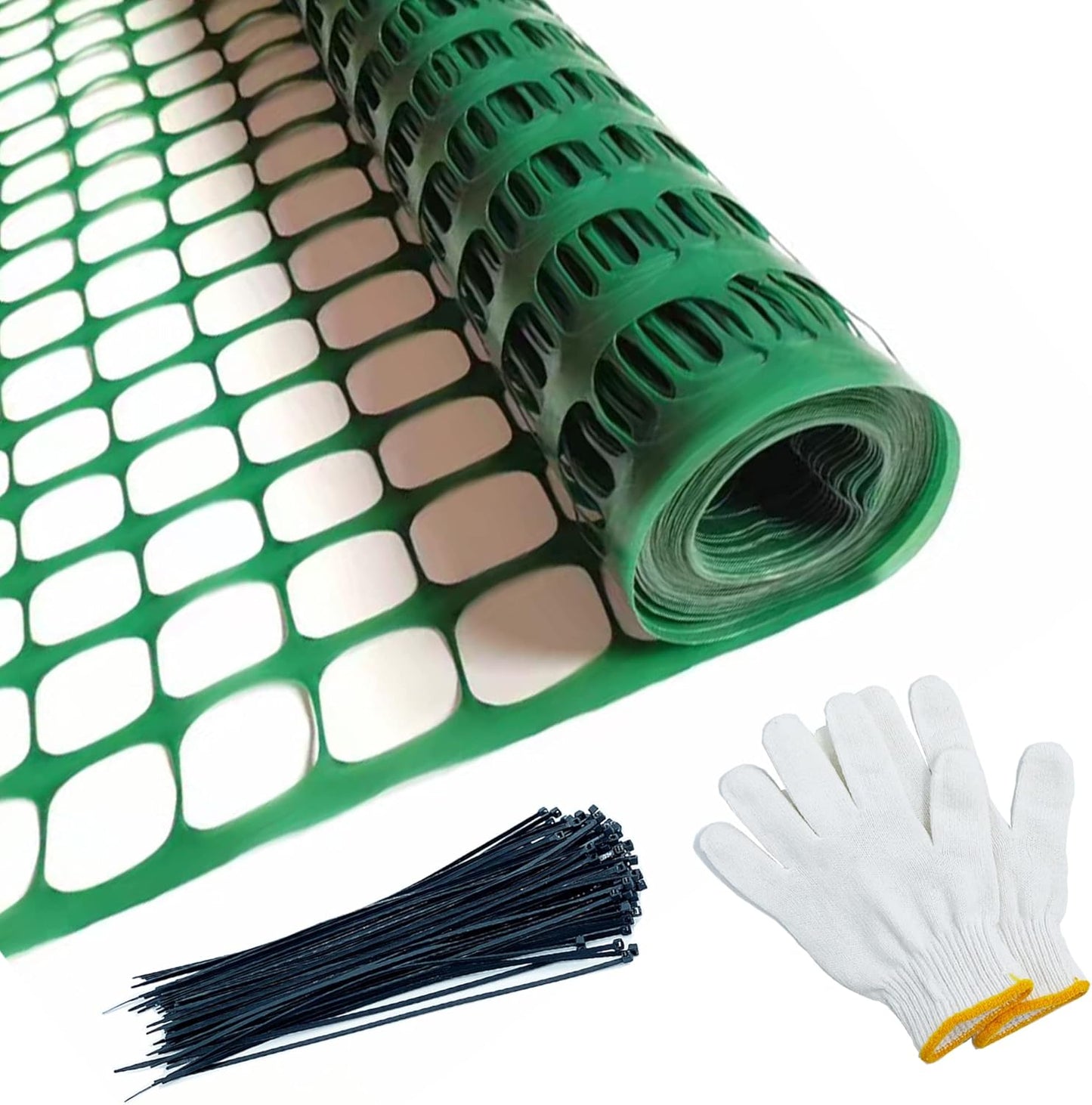 Safety Fence Plastic Mesh Fencing Roll for Garden and More