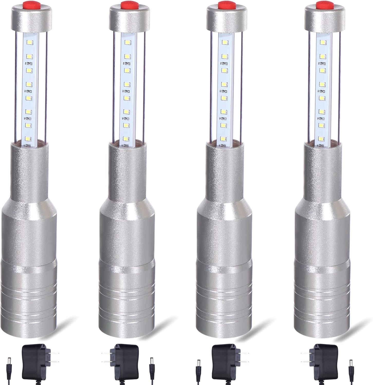 4 Pieces Rechargeable Strobe Baton Lights for Parties and Events