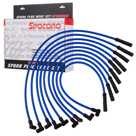10.5mm High Performance Spark Plug Wires for SBC HEI BBC Engines