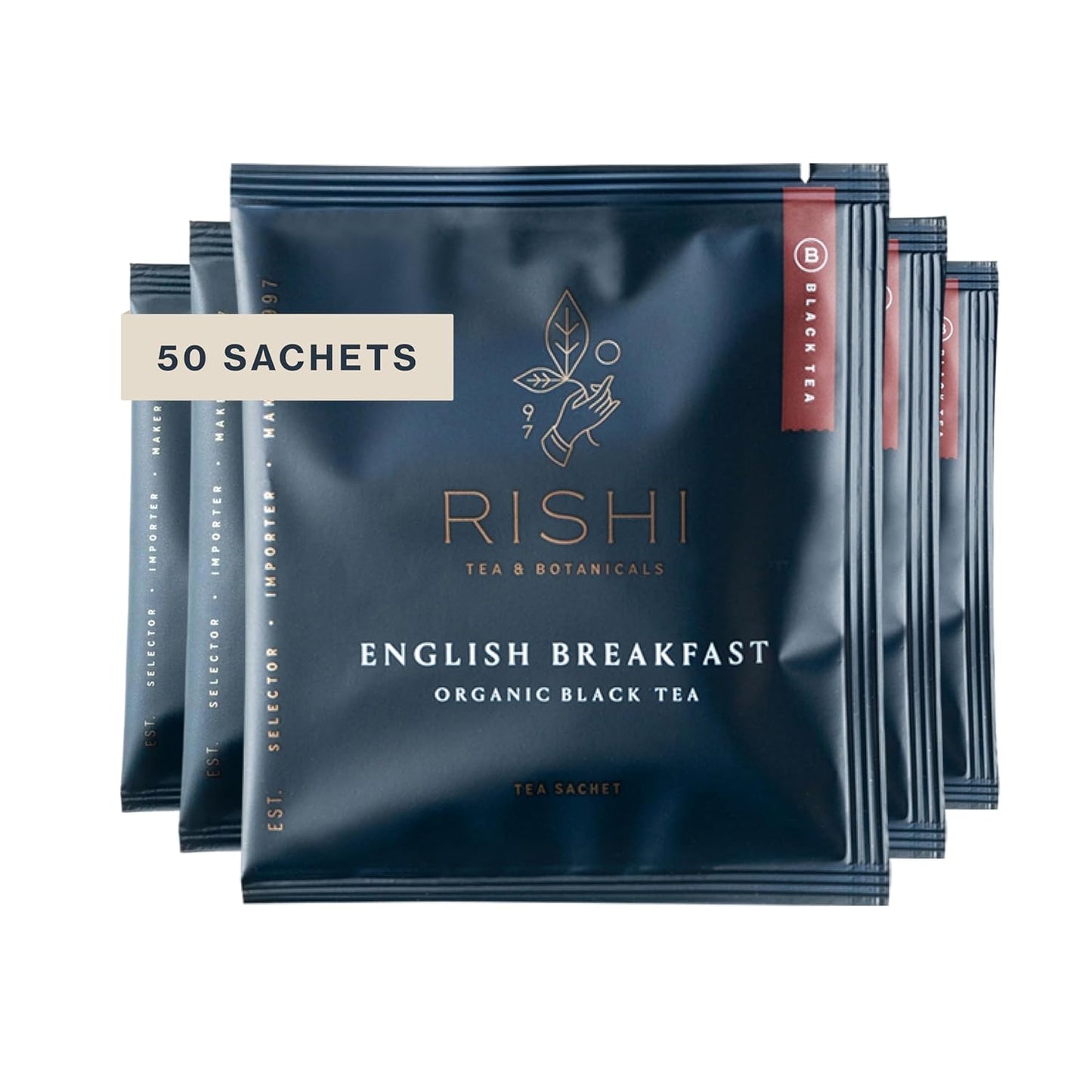 Rishi Tea English Breakfast Tea Bags - Organic & Energizing