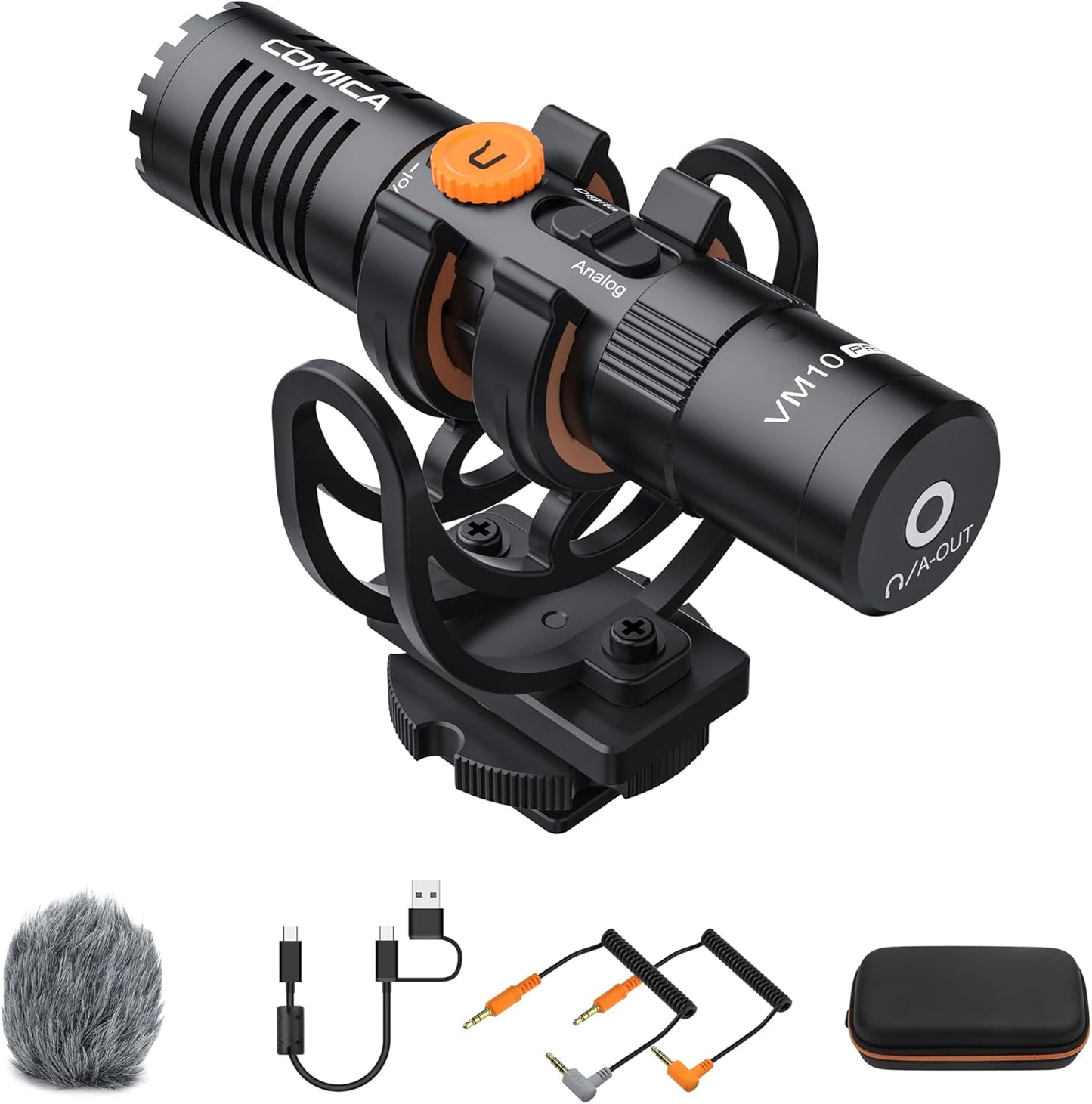 COMICA VM10 PRO Universal Shotgun Microphone for Vlogging