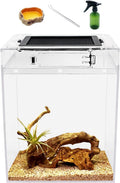Reptileg Growth Tall Terrarium Set 8in x 8in x 11in - Compact Habitat