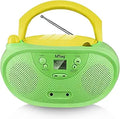 hPlay Gummy Portable CD Player Boombox with AM FM Radio