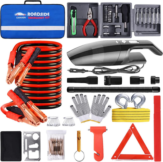 Roadside Car Emergency Kit for Safety and Convenience