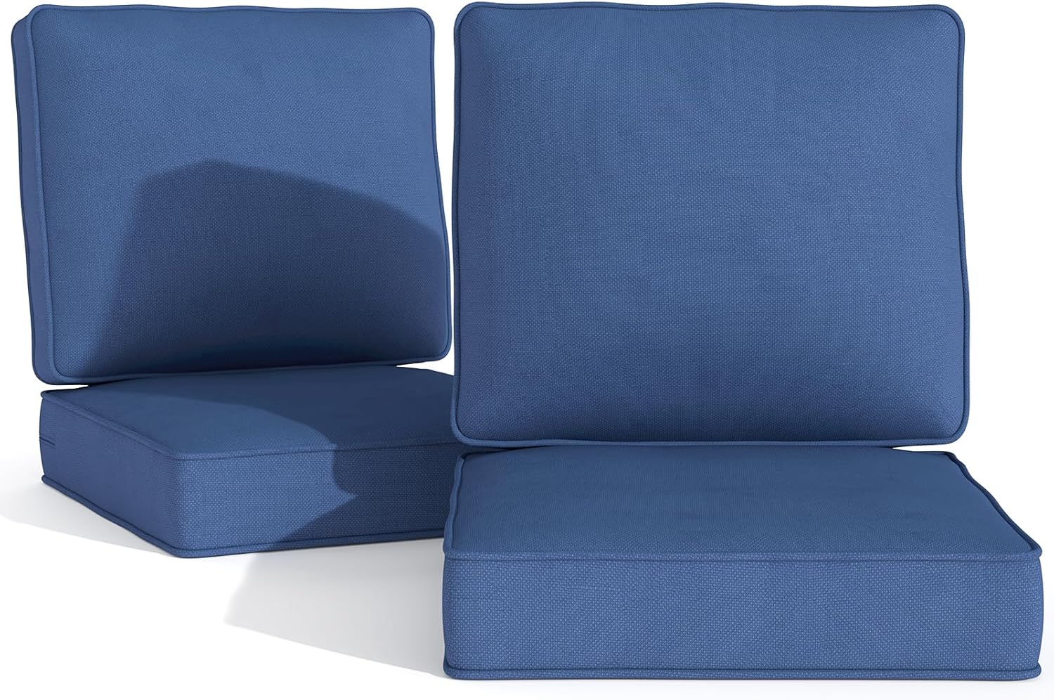 Outdoor Chair Cushions Set of 2, Weather-Resistant & Stylish