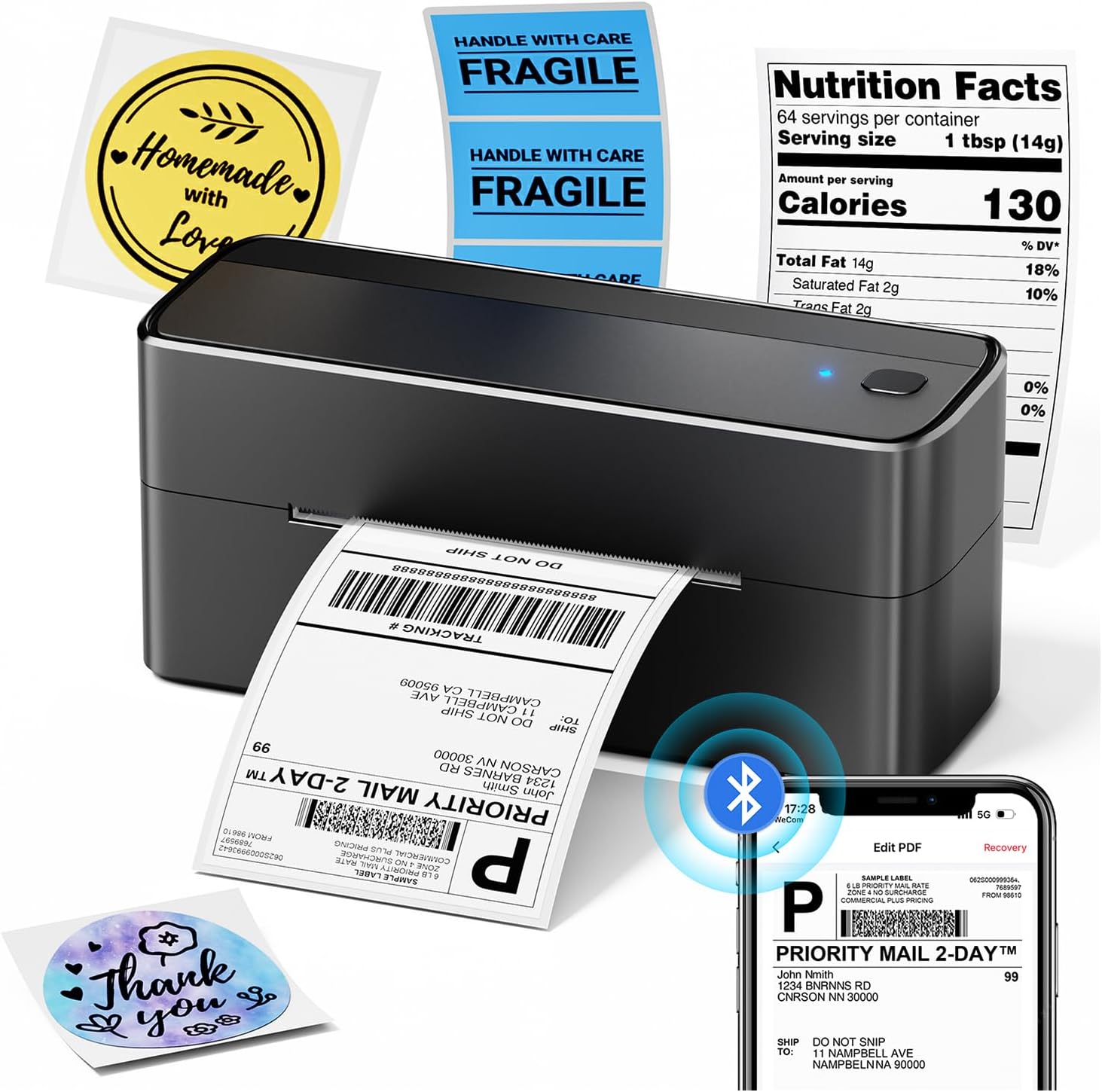 Wireless Shipping Label Printer for Small Business