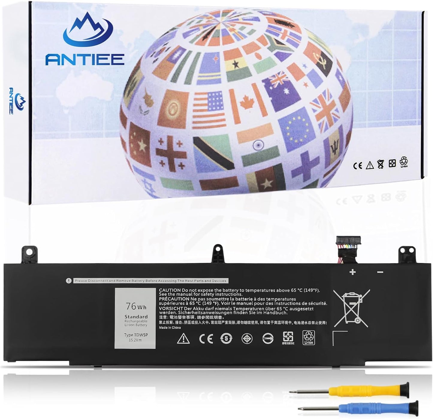 High-Performance ANTIEE Laptop Battery for Dell Alienware 13 R3 Series